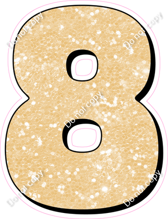 HP 18" Individuals - Champagne Sparkle 8