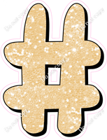 HP 18" Individuals - Champagne Sparkle #