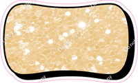 HP 18" Individuals - Champagne Sparkle Dash