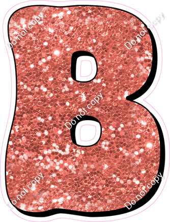 HP 18" Individuals - Coral Sparkle B