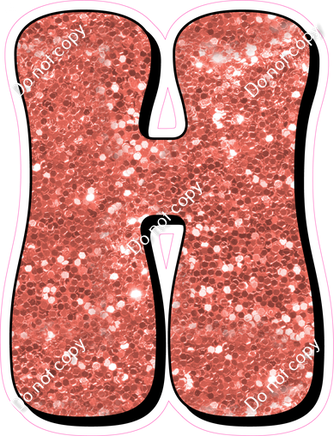 HP 18" Individuals - Coral Sparkle H
