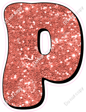 HP 18" Individuals - Coral Sparkle P