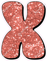 HP 18" Individuals - Coral Sparkle X