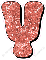 HP 18" Individuals - Coral Sparkle Y