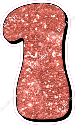 HP 18" Individuals - Coral Sparkle 1