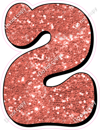 HP 18" Individuals - Coral Sparkle 2