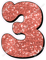 HP 18" Individuals - Coral Sparkle 3