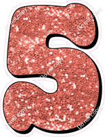 HP 18" Individuals - Coral Sparkle 5