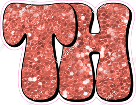 HP 18" Individuals - Coral Sparkle TH