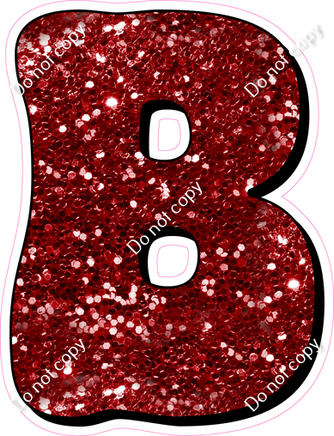 HP 18" Individuals - Crimson Sparkle B