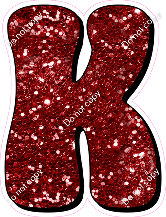 HP 18" Individuals - Crimson Sparkle K