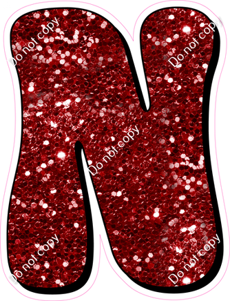 HP 18" Individuals - Crimson Sparkle N