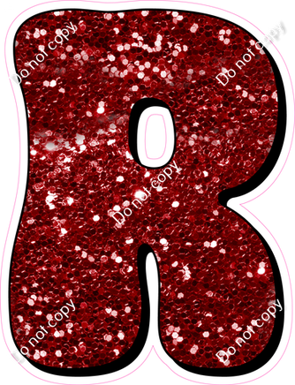 HP 18" Individuals - Crimson Sparkle R