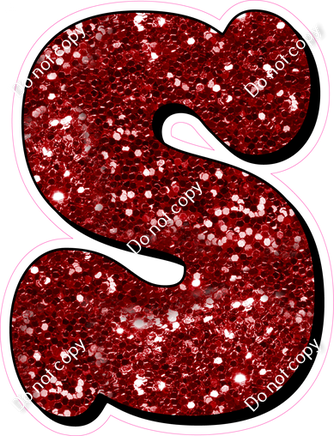 HP 18" Individuals - Crimson Sparkle S