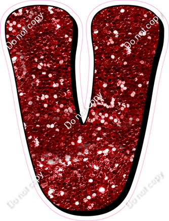 HP 18" Individuals - Crimson Sparkle V