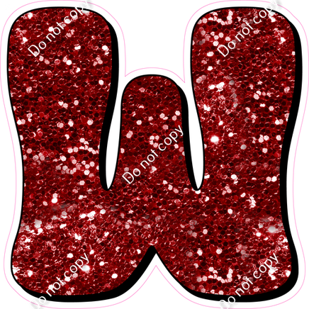 HP 18" Individuals - Crimson Sparkle W
