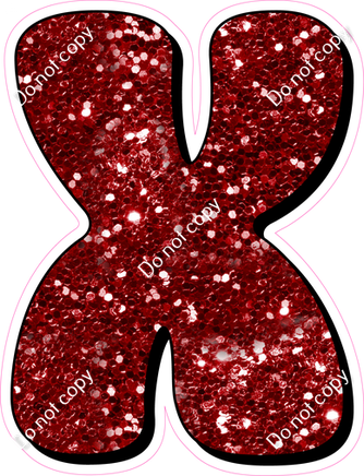HP 18" Individuals - Crimson Sparkle X