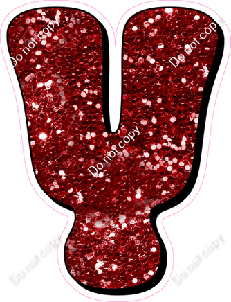 HP 18" Individuals - Crimson Sparkle Y