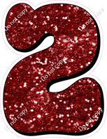 HP 18" Individuals - Crimson Sparkle 2
