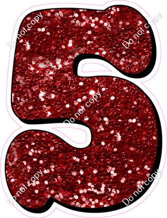 HP 18" Individuals - Crimson Sparkle 5