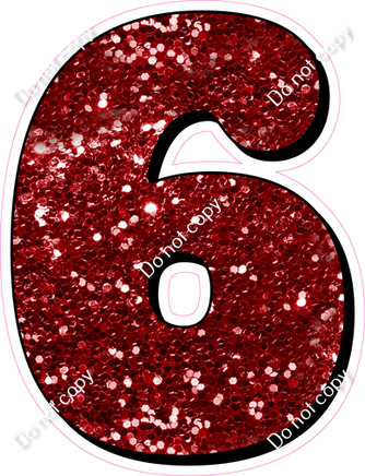 HP 18" Individuals - Crimson Sparkle 6