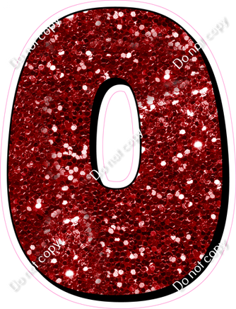 HP 18" Individuals - Crimson Sparkle