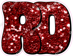 HP 18" Individuals - Crimson Sparkle RD