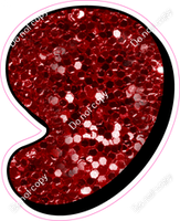 HP 18" Individuals - Crimson Sparkle Apostrophe