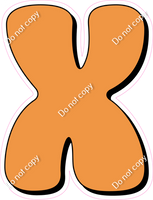HP 18" Individuals - Flat Amber X