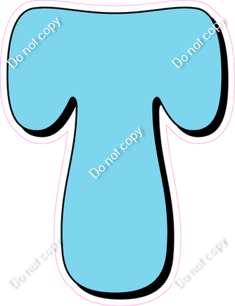 HP 18" Individuals - Flat Baby Blue T