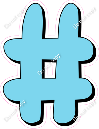 HP 18" Individuals - Flat Baby Blue #