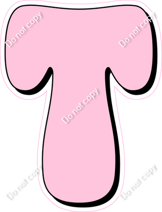 HP 18" Individuals - Flat Baby Pink T