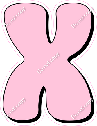 HP 18" Individuals - Flat Baby Pink X