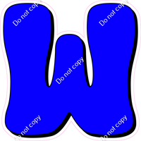 HP 18" Individuals - Flat Blue W