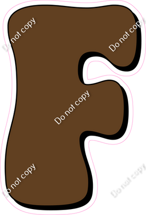 HP 18" Individuals - Flat Chocolate F