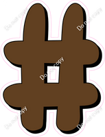 HP 18" Individuals - Flat Chocolate #