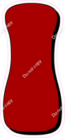 HP 18" Individuals - Flat Crimson I