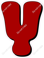 HP 18" Individuals - Flat Crimson Y