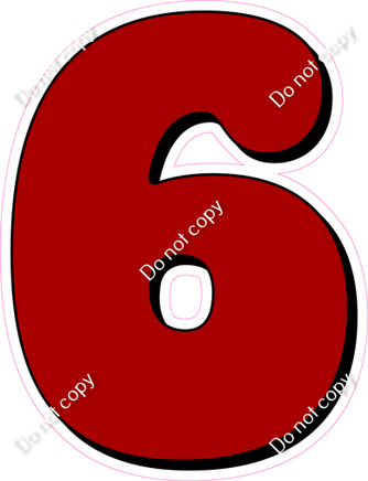 HP 18" Individuals - Flat Crimson 6
