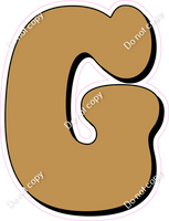 HP 18" Individuals - Flat Gold G