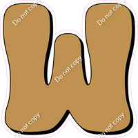 HP 18" Individuals - Flat Gold W