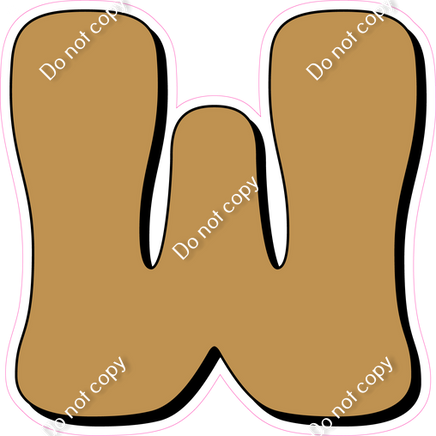 HP 18" Individuals - Flat Gold W