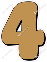 HP 18" Individuals - Flat Gold 4