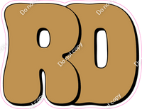 HP 18" Individuals - Flat Gold RD