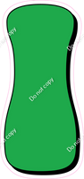 HP 18" Individuals - Flat Green I