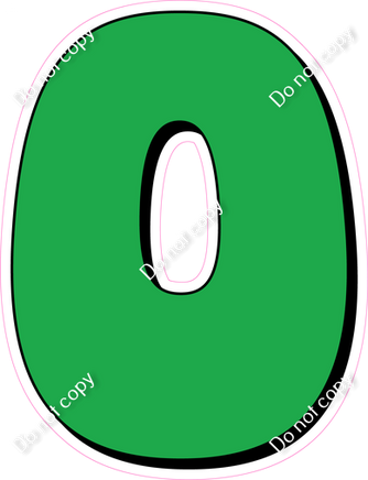 HP 18" Individuals - Flat Green O