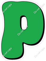 HP 18" Individuals - Flat Green P