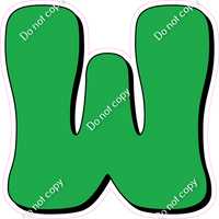 HP 18" Individuals - Flat Green W