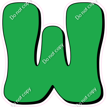 HP 18" Individuals - Flat Green W