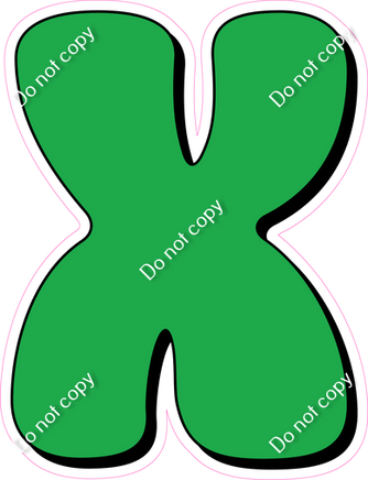 HP 18" Individuals - Flat Green X